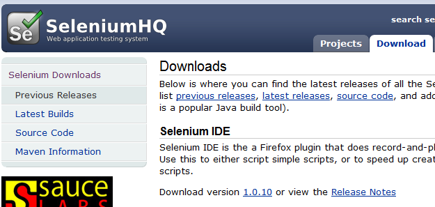 selenium ide for firefox 3.6